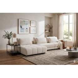 Γωνιακός καναπές Bella Vista με ανάκλινδρο 270-335-365 x 190cm