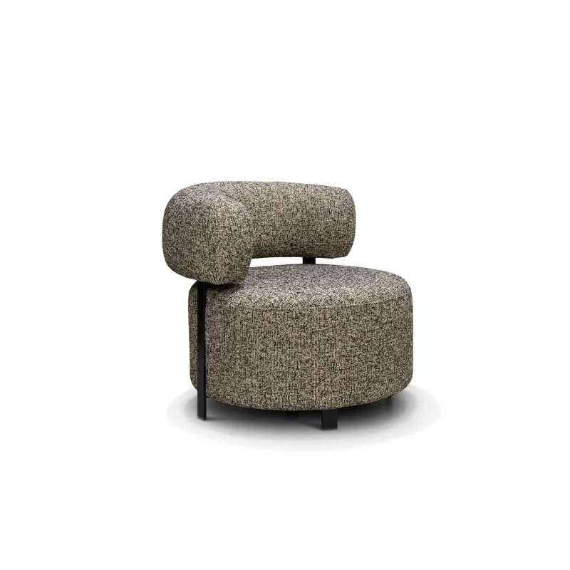Armchair Aston with metal frame & fabric of your choice 88 x 87 x 74cm