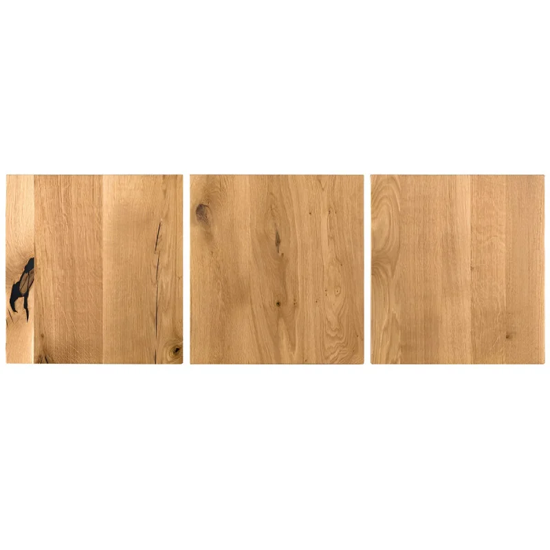 Dining table Endless solid oak wood barel shape 200cm up to 300cm long