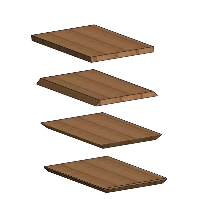 Dining table Endless solid oak wood barel shape 200cm up to 300cm long
