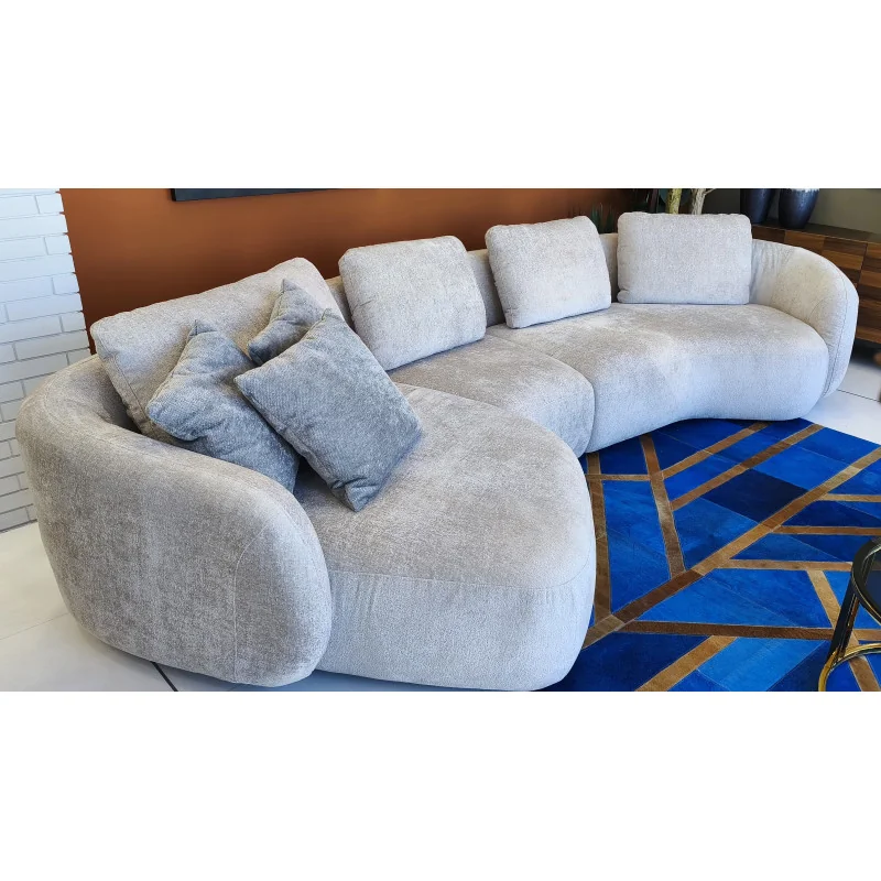Corner sofa Domani Chaisel Curved 75º by Enrique Marti 380 x 170cm