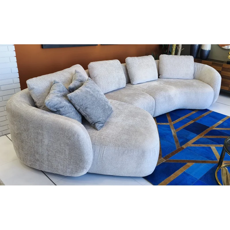 Corner sofa Domani Chaisel Curved 75º by Enrique Marti 380 x 170cm