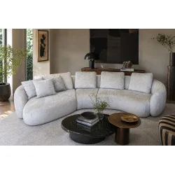 Corner sofa Domani Chaisel Curved 75º by Enrique Marti 380 x 170cm