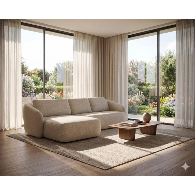 Corner sofa Cavo Chaisel with recliner 285 x 175cm