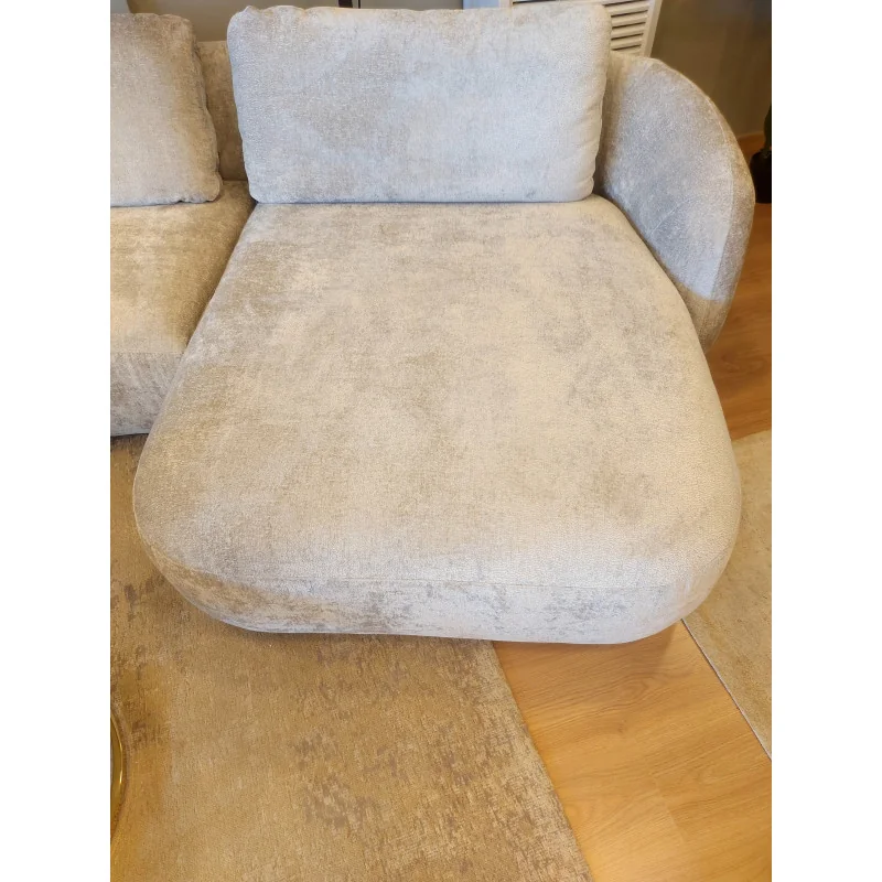 U shaped sofa Domani Chaise lounge Curved 75º by E.Marti 380 x 170cm