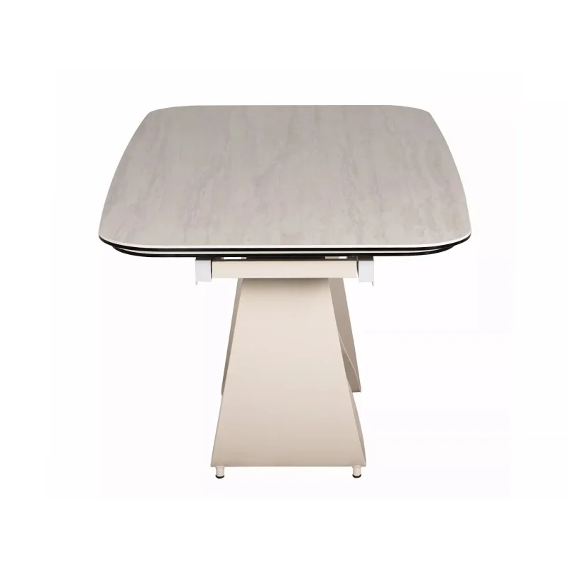 Extendable dining table Infinity Beige ceramic top 160(200/240)x95cm
