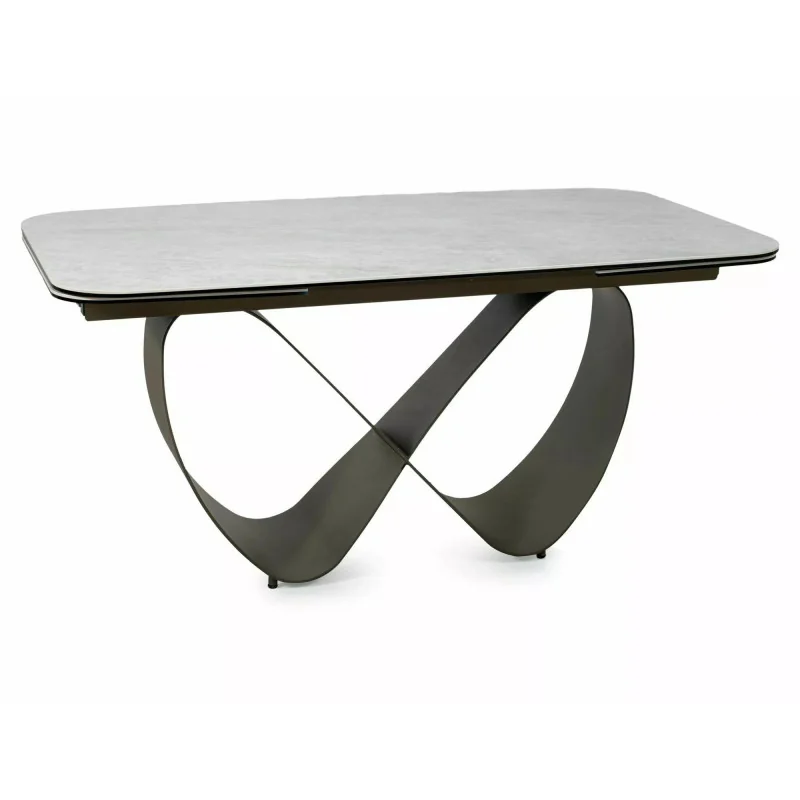 Extendable dining table Infinity TajMahal ceramic top 160(200/240)x95