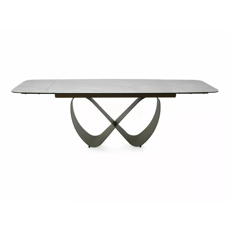 Extendable dining table Infinity TajMahal ceramic top 160(200/240)x95