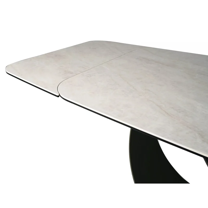 Extendable dining table Infinity TajMahal ceramic top 160(200/240)x95
