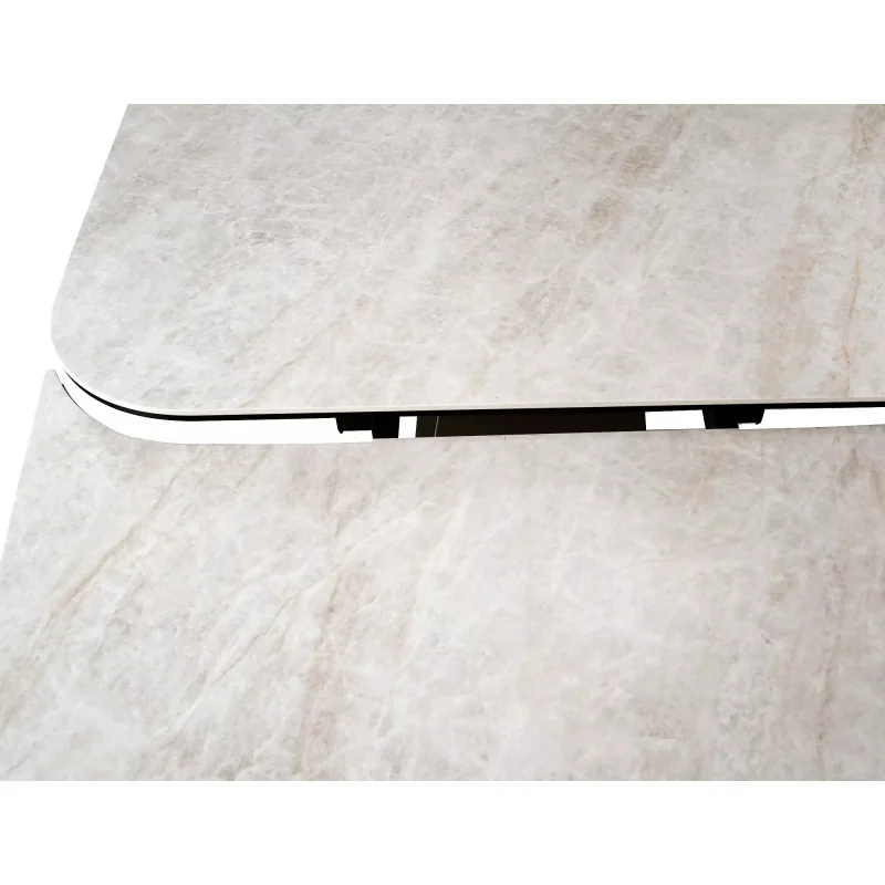 Extendable dining table Infinity TajMahal ceramic top 160(200/240)x95