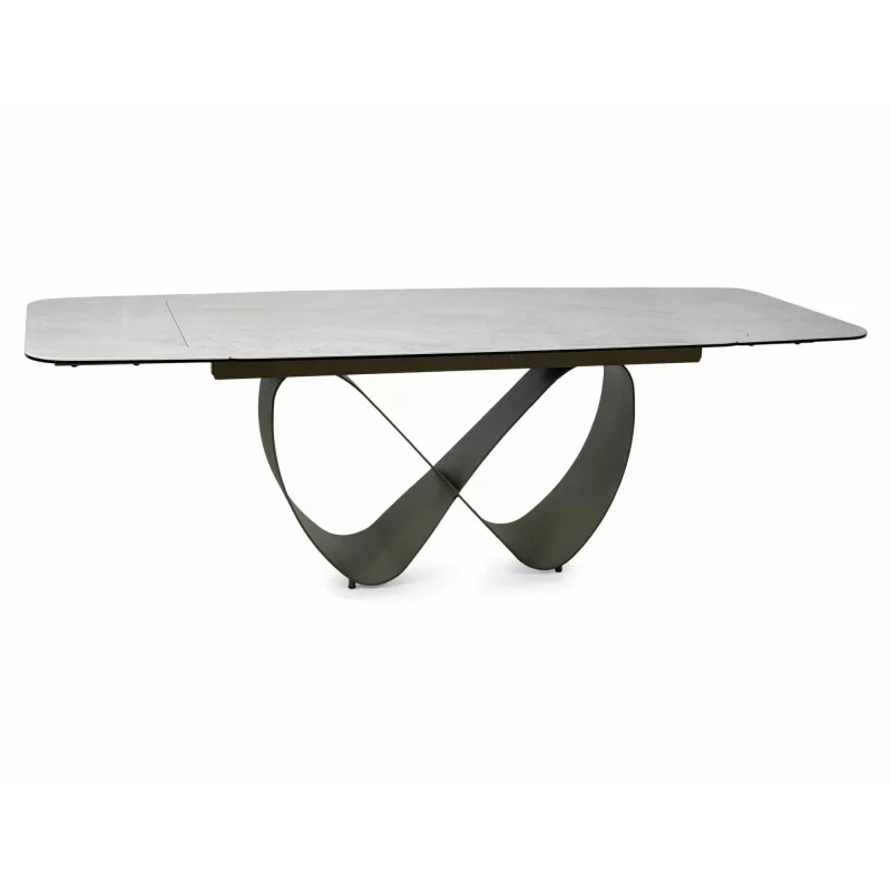 Extendable dining table Infinity TajMahal ceramic top 160(200/240)x95