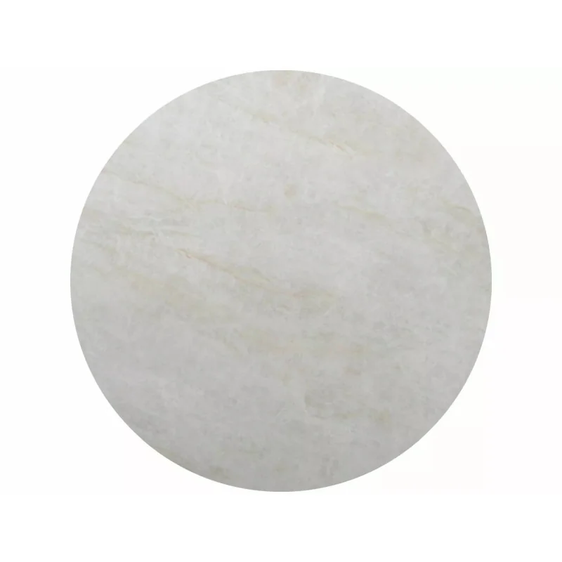 Extendable Round Dining Table Porto ceramic top TajMahal ⌀120-160x120
