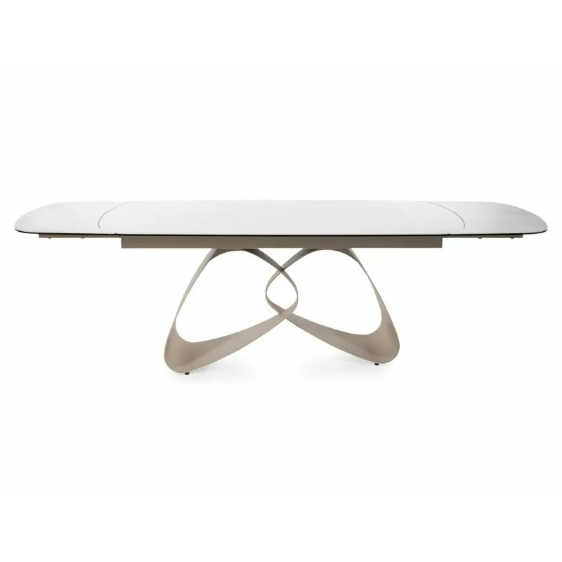 Extendable Dining Table Valentino ceramic Taj Mahal 180(220/260)x90cm
