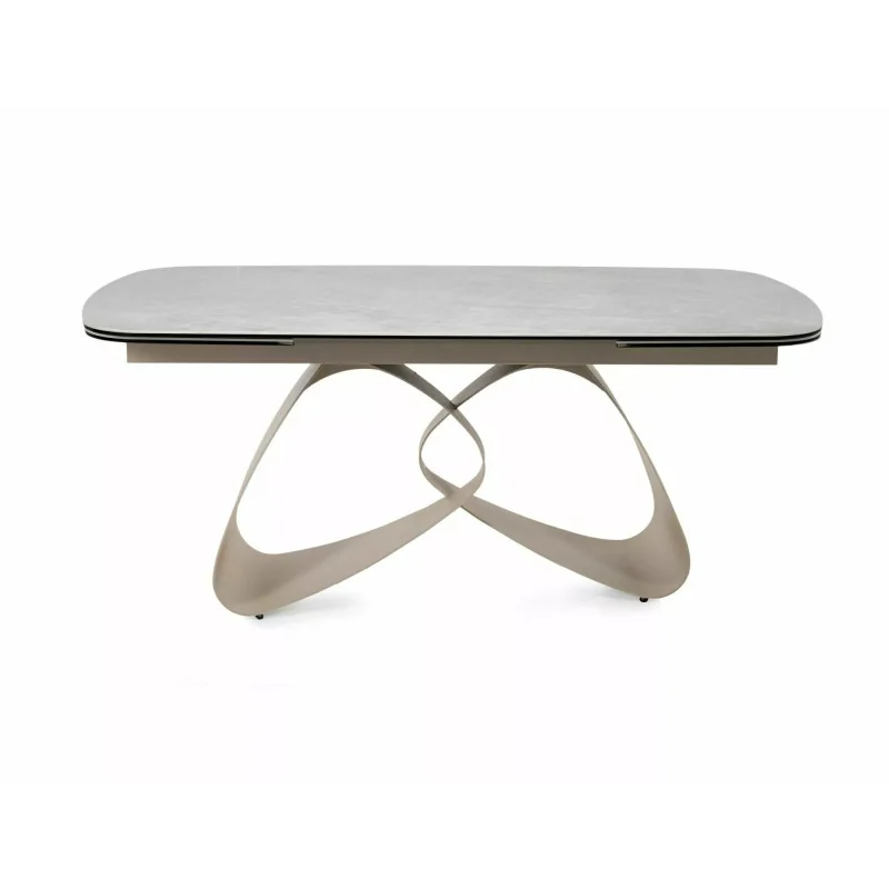 Extendable Dining Table Valentino ceramic Taj Mahal 180(220/260)x90cm