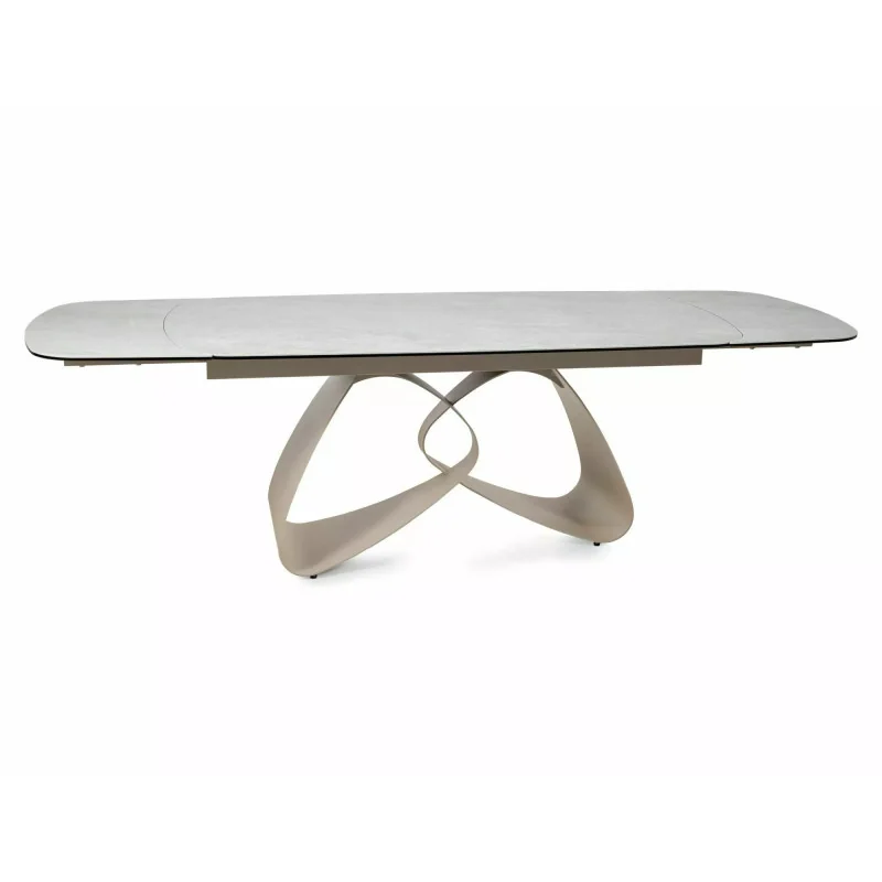 Extendable Dining Table Valentino ceramic Taj Mahal 180(220/260)x90cm