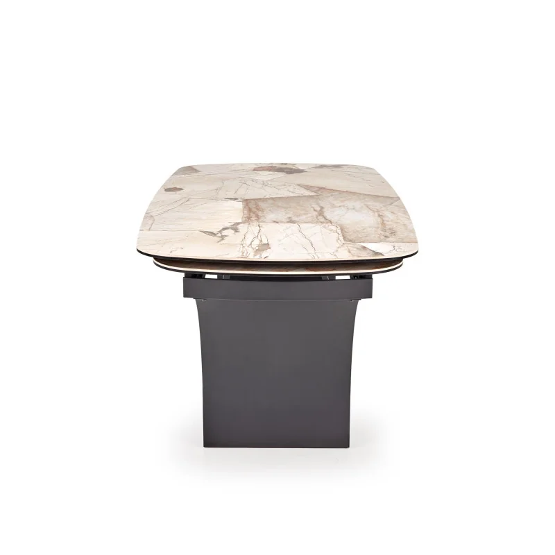 Extendable Dining Table ALTER beige glossy ceramic Top 180(220/260)x90cm