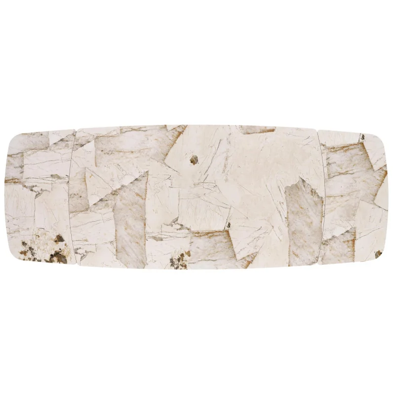 Extendable Dining Table Benjamin ceramic marble effect 160(200/240)x90