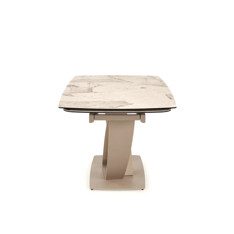 Extendable Dining Table Benjamin ceramic marble effect 160(200/240)x90