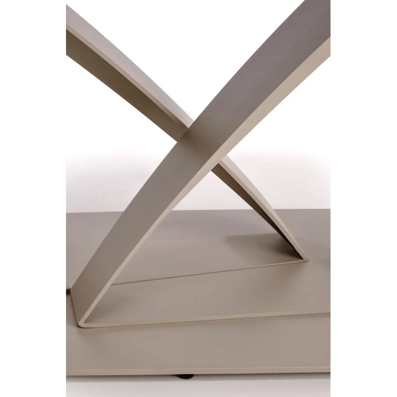 Extendable Dining Table Benjamin ceramic marble effect 160(200/240)x90