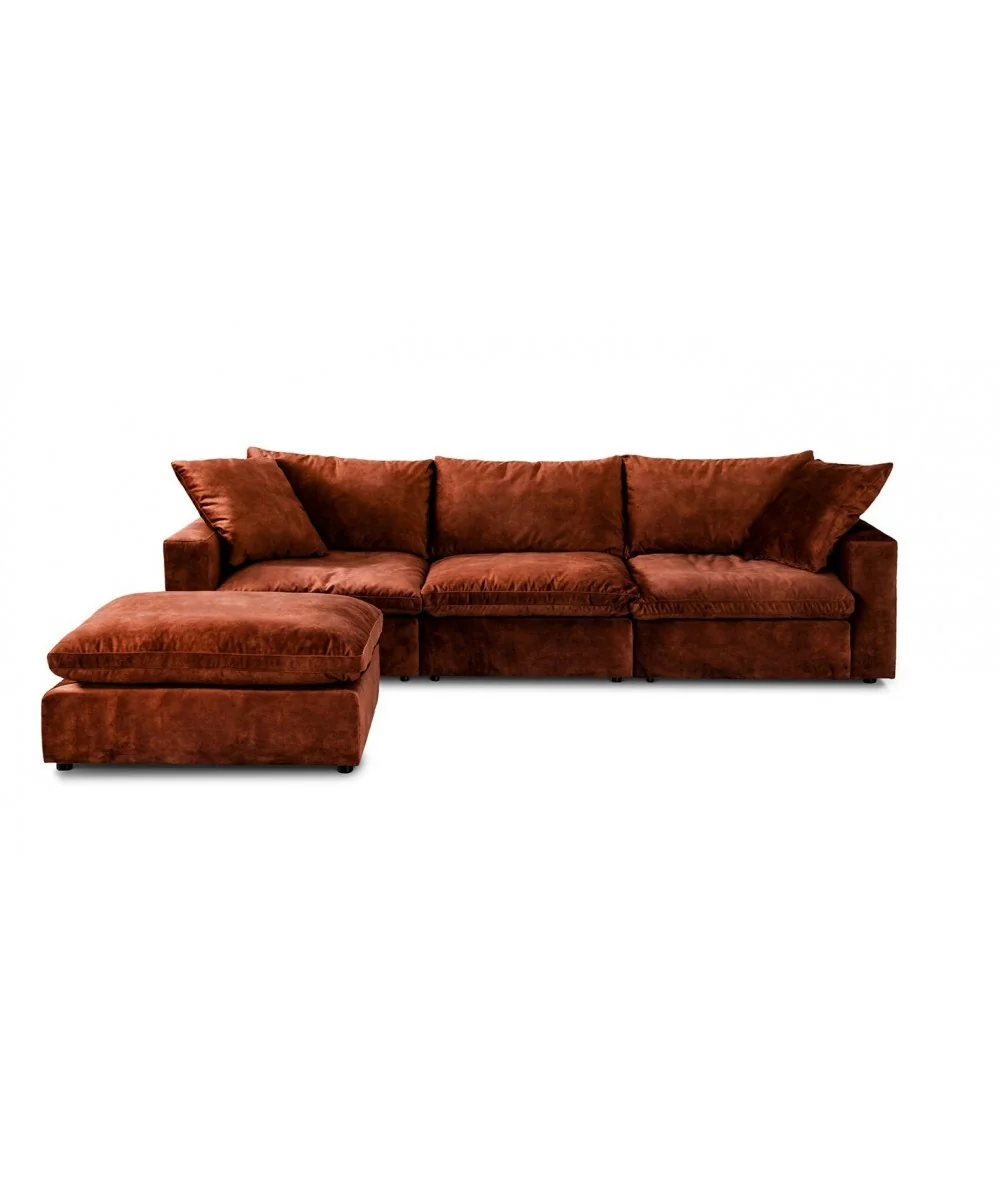 Καναπές Lazy τριθέσιος ή τετραθέσιος 226 - 270 - 320 x 113cm