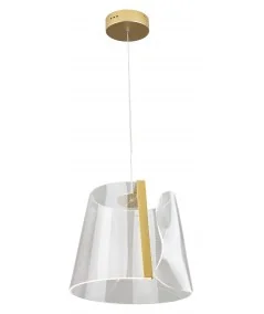 Pendant lamp Seda LED transparent shade Ø31cm