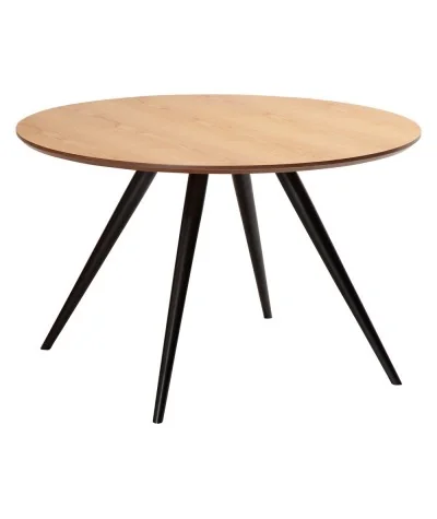 Round dining table Eclipse oak natural color by Morten Georgsen ⌀120cm