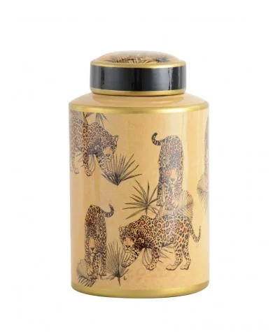 Deco Jar Leopard 30cm