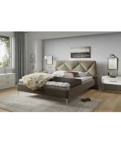 Bed Davos with fabric of your choice for mattress 160 -180 x 200cm