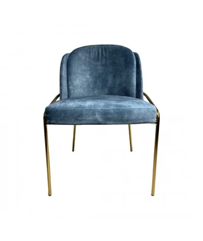 Chair Aster Gold frame with fabric of your choice 56 x 52 x 82cm