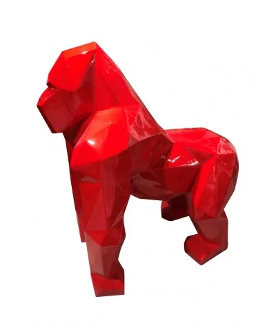 Floor deco figurine Gorilla Origami 100 x 120 x 133cm