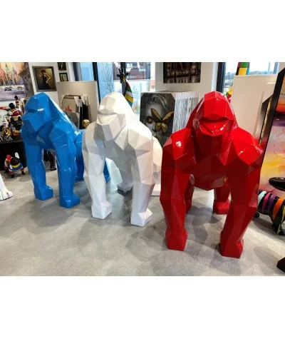 Floor deco figurine Gorilla Origami 100 x 120 x 133cm