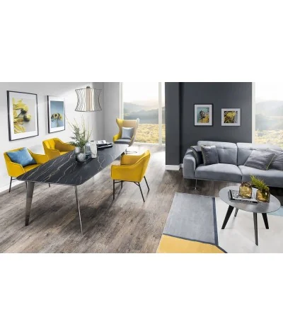 Dining table Basserto Quartz stone 180x100 200x106 220x110 240x114cm