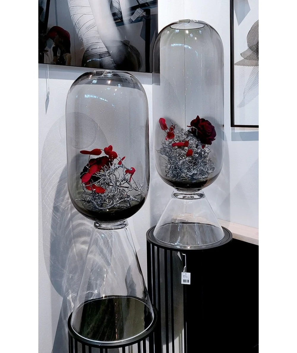 Floor Vase Luxo fumed glass Ø26 x 81cm