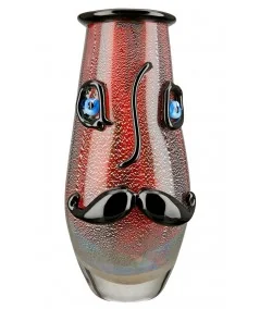 Vase Moustache red black