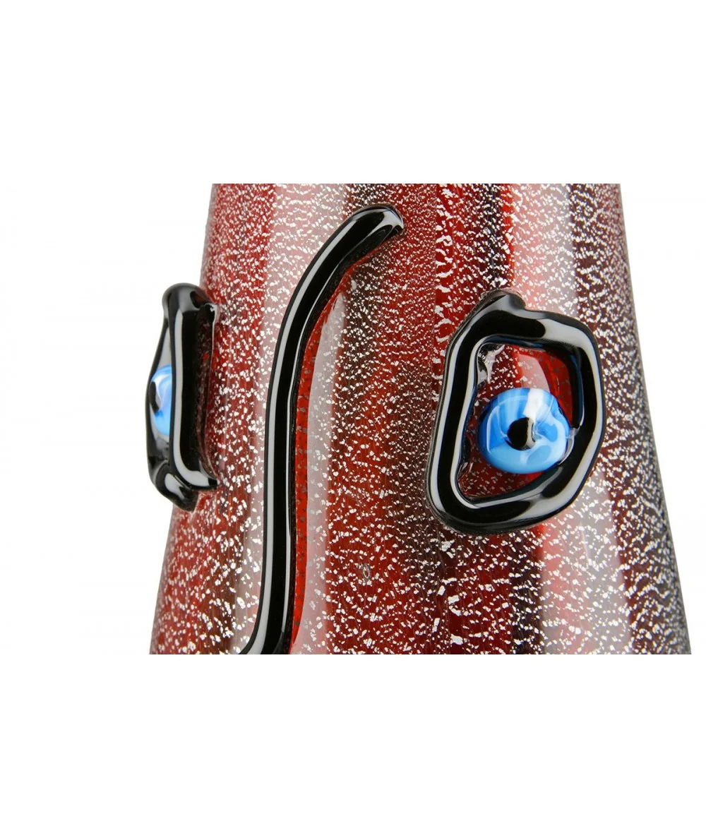 Vase Moustache red black