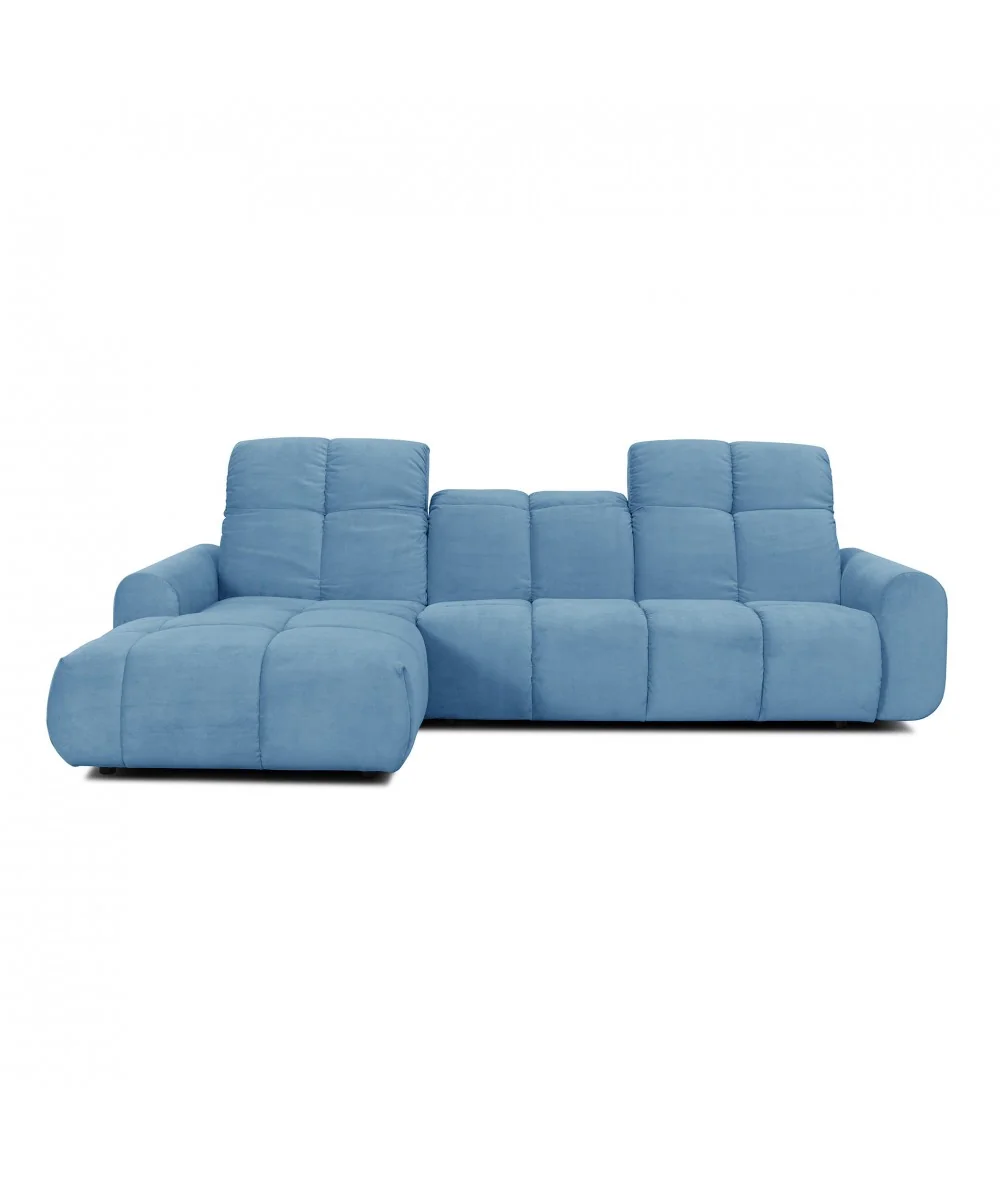 Corner sofa modular Bullet recliner & adjustable headrests 295x200cm