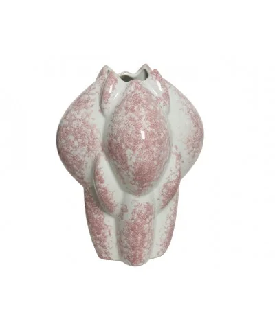 Διακοσμητικό βάζο Irregular pink (set/2)