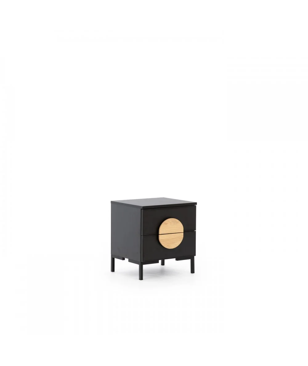 Nightstand Ovalo two drawers 45 x 50 x 41cm