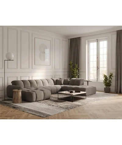 Corner sofa modular Bullet U-shape adjustable backrest 240-280x385x195