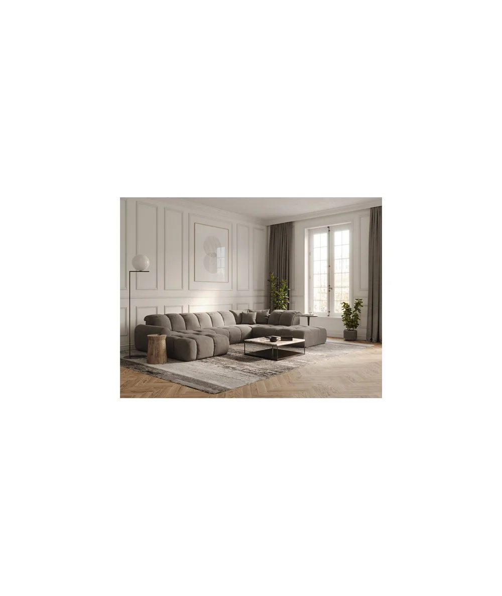 Corner sofa modular Bullet U-shape adjustable backrest 240-280x385x195