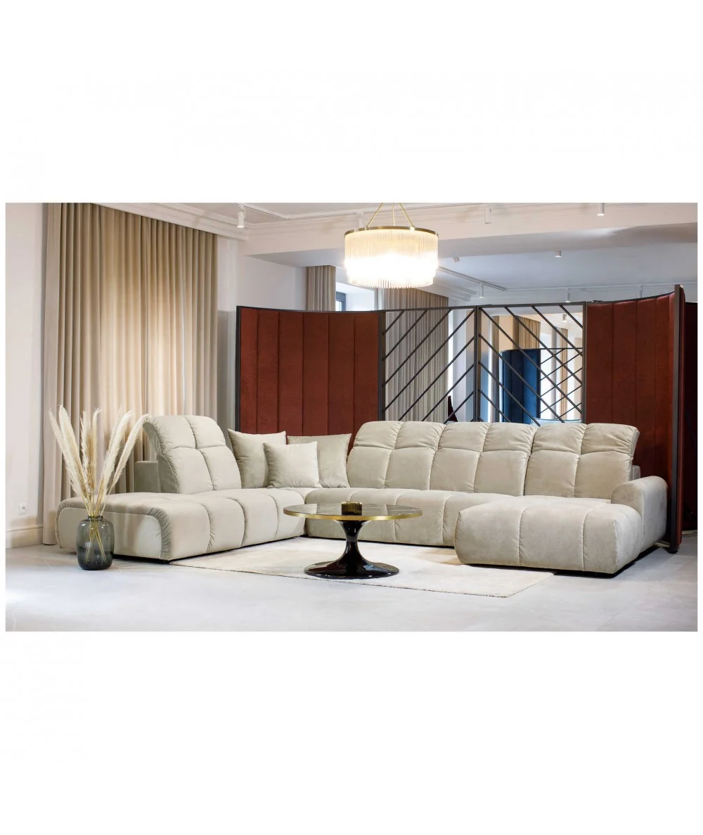 Corner sofa modular Bullet U-shape adjustable backrest 240-280x385x195