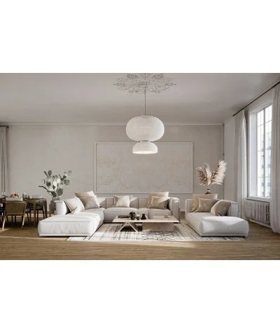 Γωνιακός καναπές πολυμορφικός Laurent 300x220-250cm ή 320x220-250cm