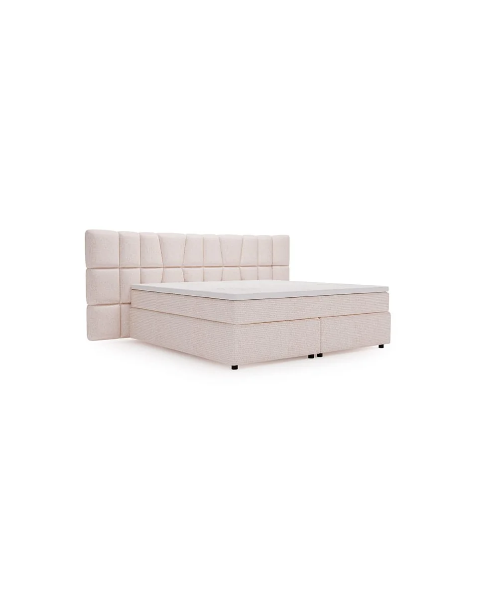 Bed Bogotta Box spring fabric of your choice with mattress 160-180x200