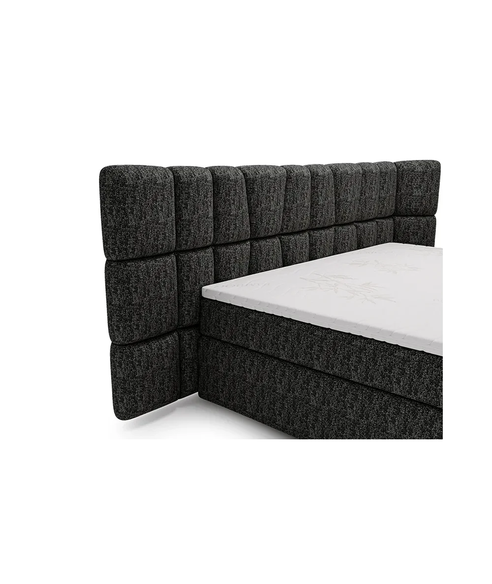 Bed Bogotta Box spring fabric of your choice with mattress 160-180x200