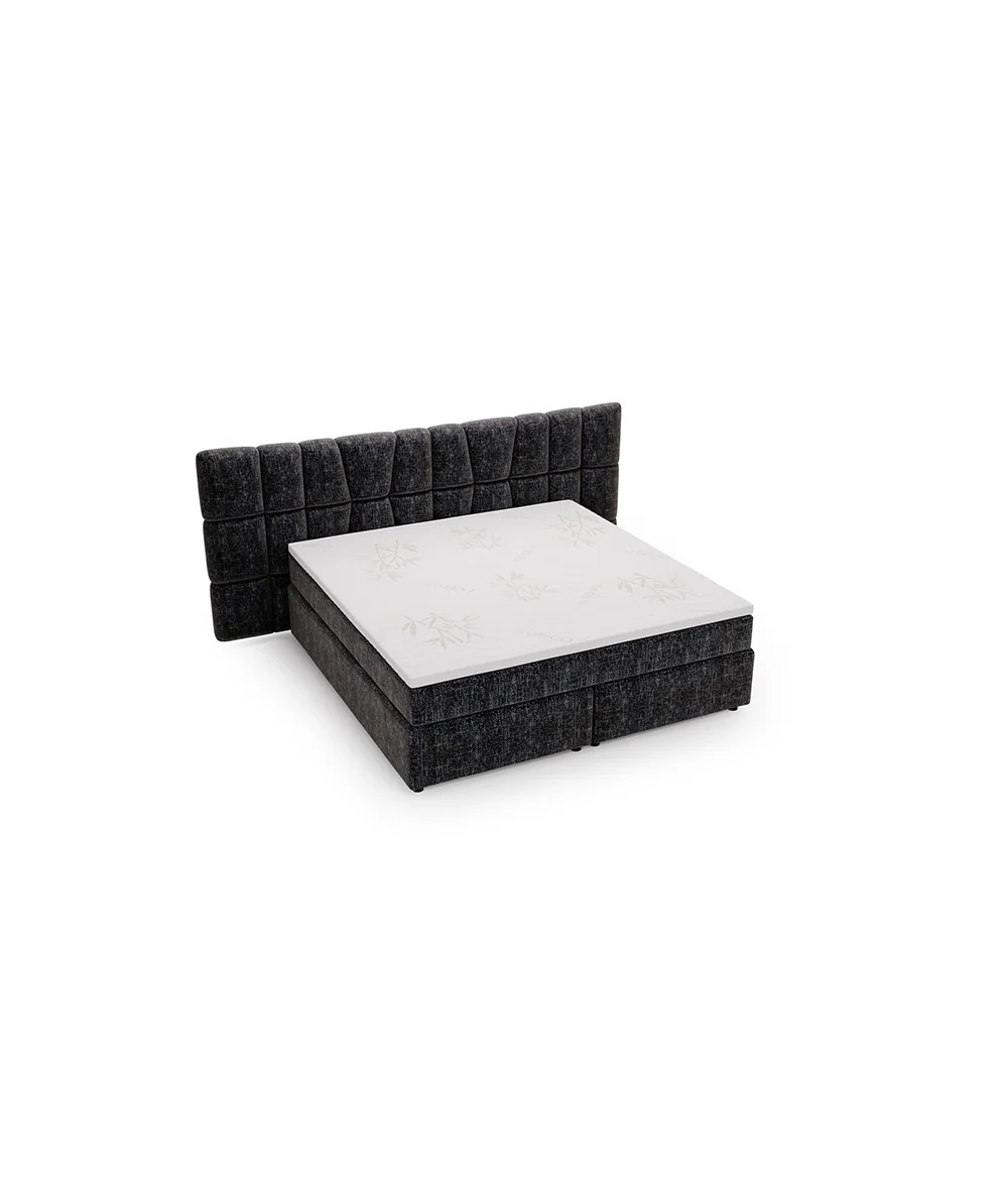 Bed Bogotta Box spring fabric of your choice with mattress 160-180x200