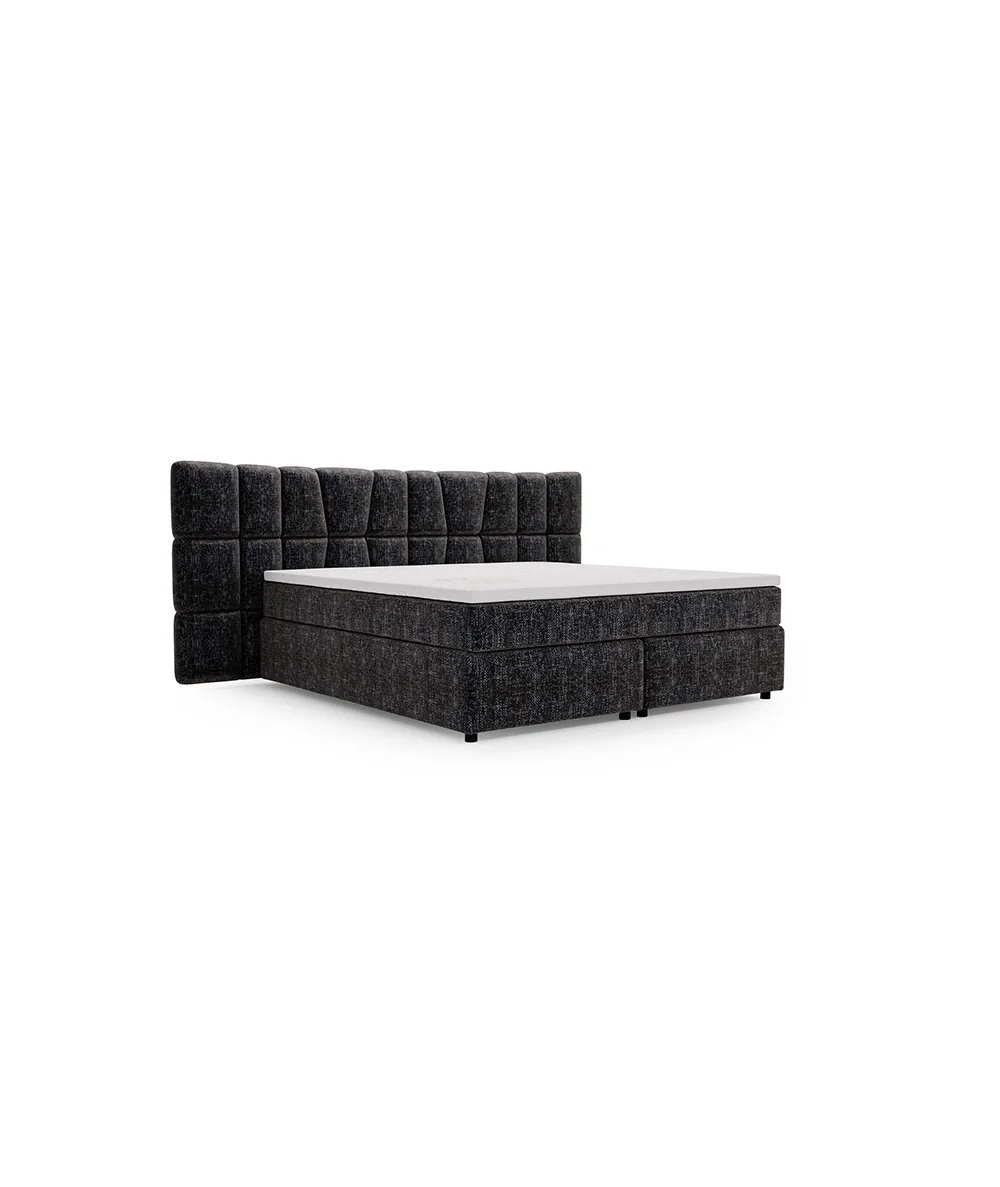 Bed Bogotta Box spring fabric of your choice with mattress 160-180x200