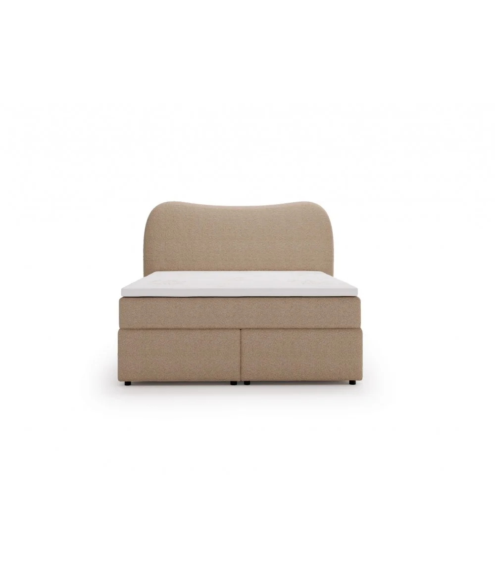 Κρεβάτι Isla Box Spring με ύφασμα επιλογής σας με στρώμα 160-180x200cm