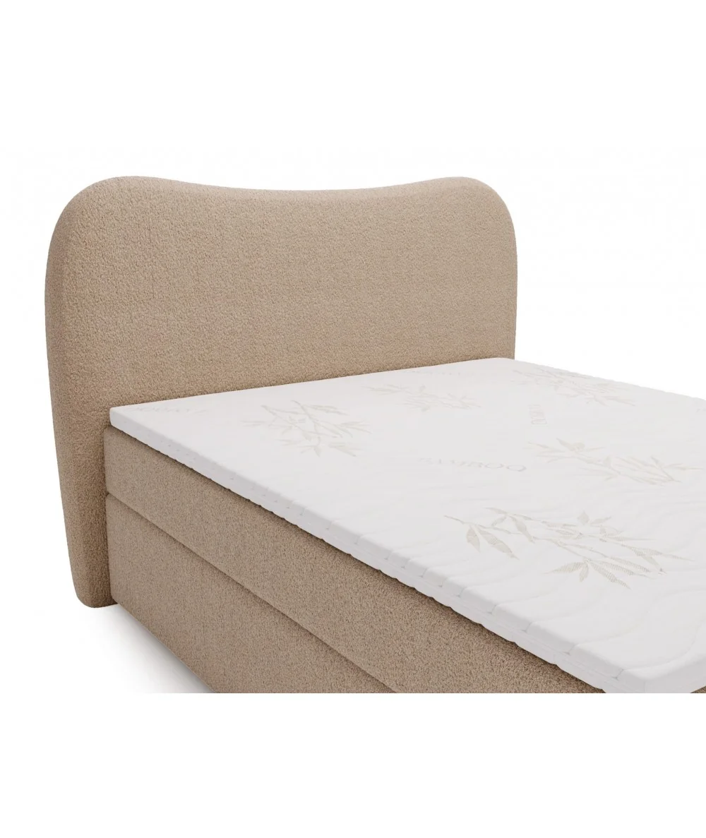 Κρεβάτι Isla Box Spring με ύφασμα επιλογής σας με στρώμα 160-180x200cm