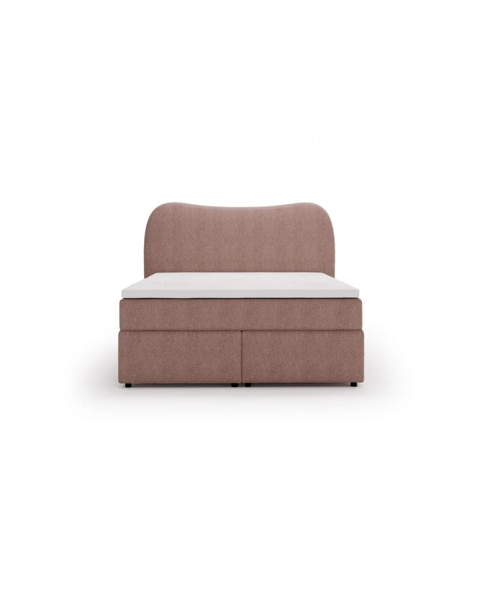 Bed Isla Box spring fabric of your choice with matress 160-180x200cm