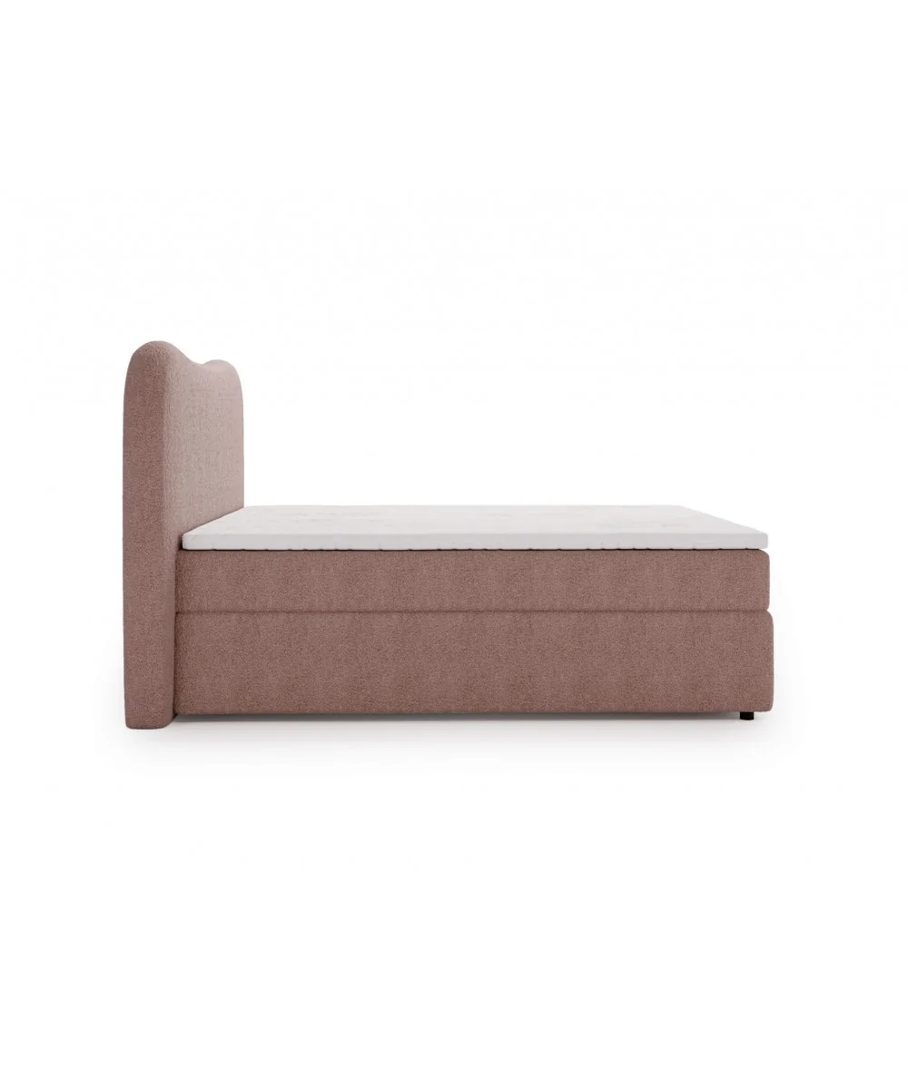 Bed Isla Box spring fabric of your choice with matress 160-180x200cm
